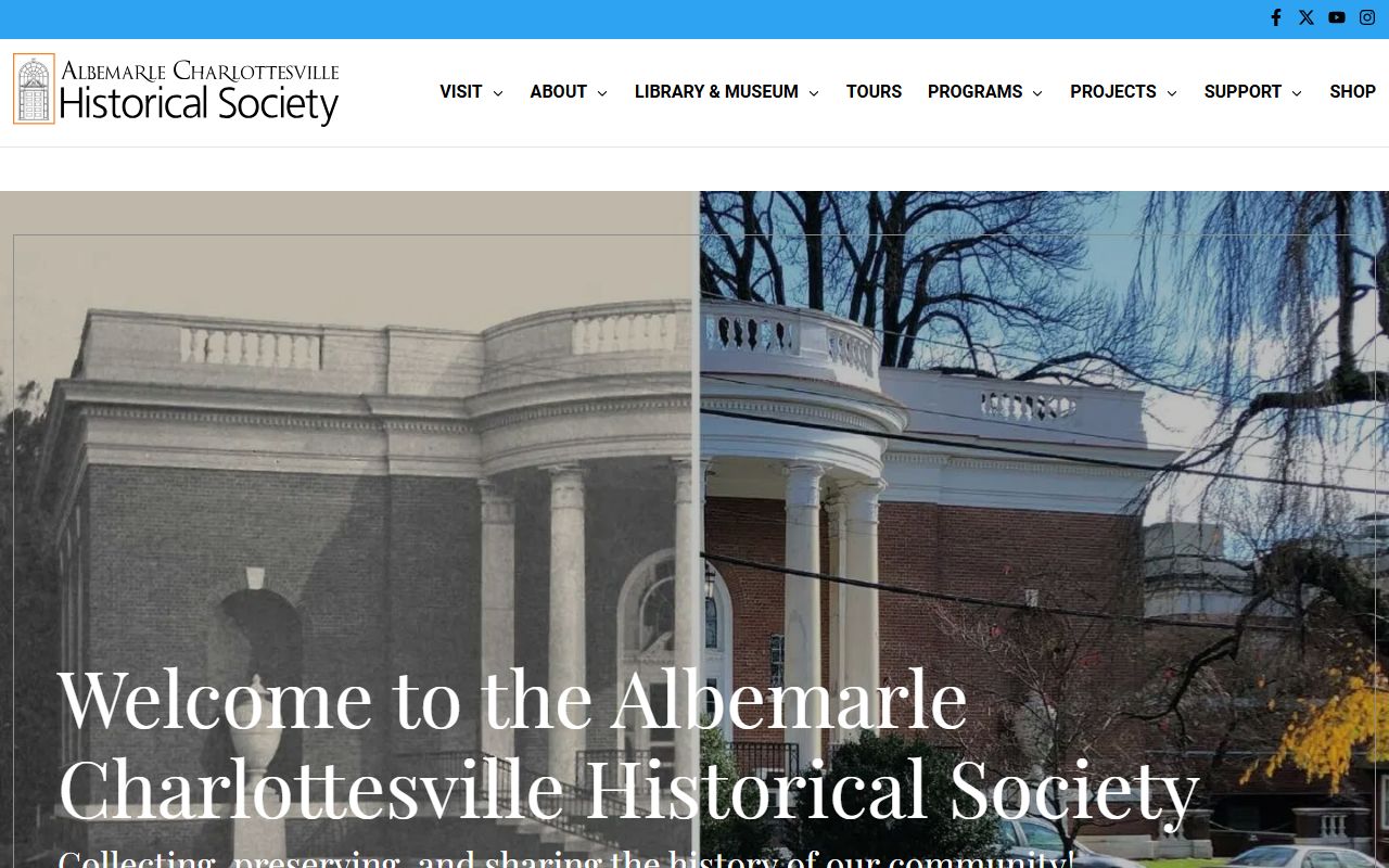 Albemarle Charlottesville Historical Society - Local History Collections