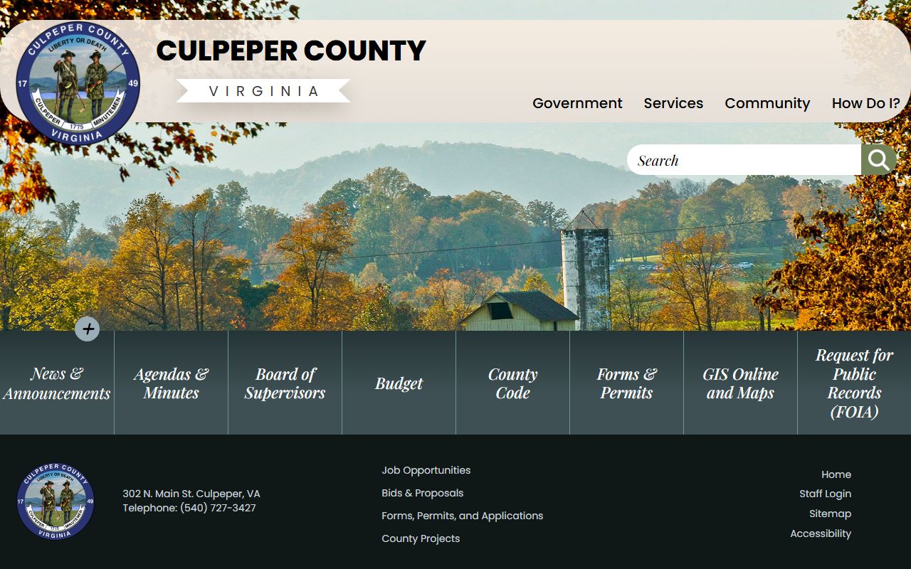 Culpeper County Courthouse - Birth Records and Clerk